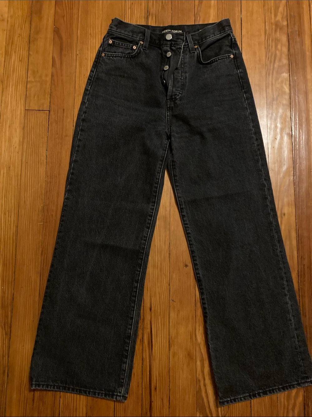 Aritzia Denim Forum The Farrah Hi-Rise Wide leg Jean